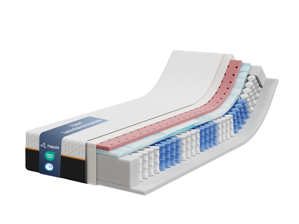 Napsie® Premium Komfort Taschenfederkern-Matratze 25 cm